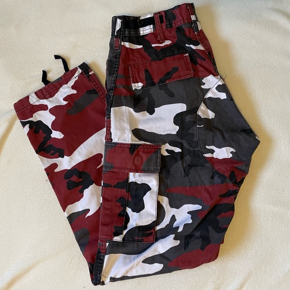 Red camo pants - Picture 4 of 4